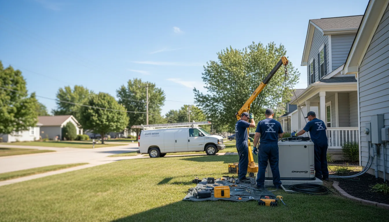 Generator Installation in Shobonier, IL near me